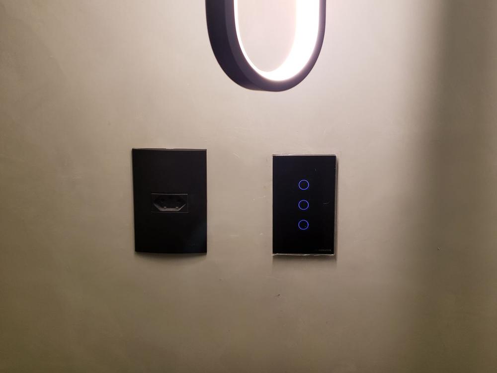 Suíte · interruptor touch em vidro